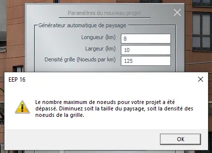 Image nœuds trop élevés dans EEP