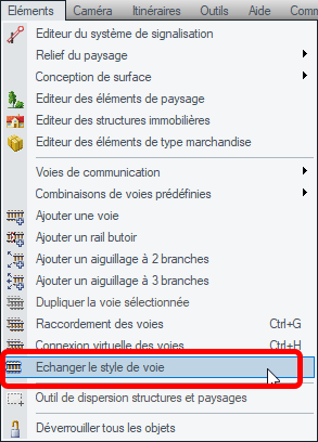 EchangerStyle Plugin 2 EEP17, Echanger le style de voie