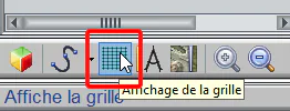 Grille Grille pour mesurer un modèle dans la fenêtre 2D avec EEP